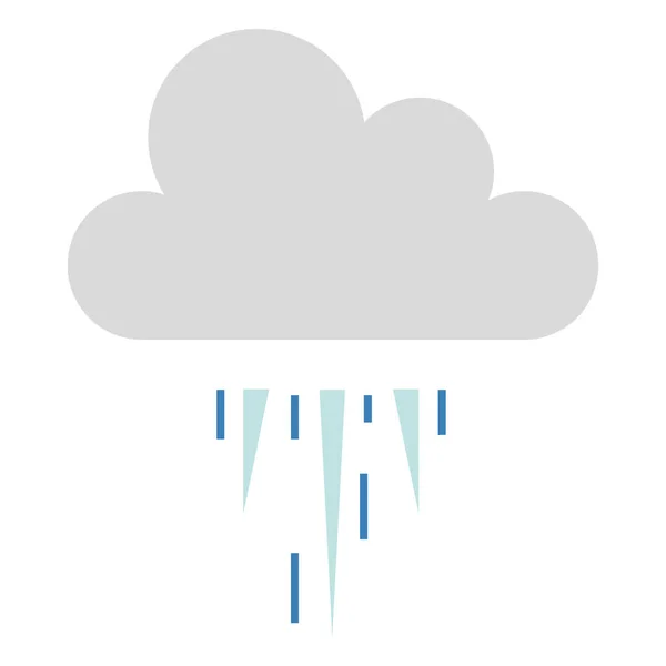 Cielo nuvoloso con gocce di pioggia — Vettoriale Stock