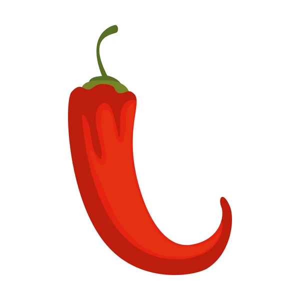 Εικονίδιο λαχανικών πιπεριά τσίλι — Διανυσματικό Αρχείο