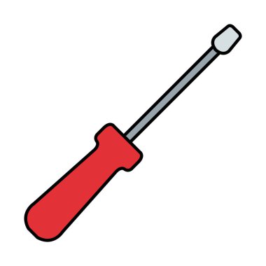 tornavida aracı izole simgesi