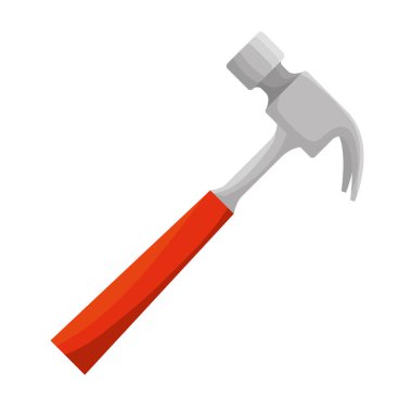 çekiç aracı izole simgesi