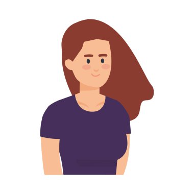 güzel ve genç kadın karakter