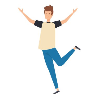 genç adam karakter kutluyor