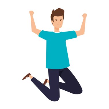 genç adam karakter kutluyor