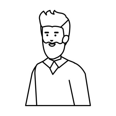 Sakallı genç adam Avatar karakteri