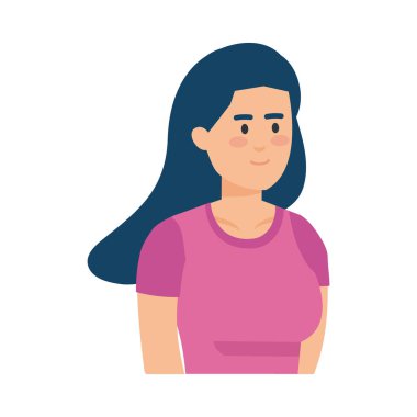 güzel ve genç kadın karakter