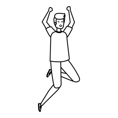 genç adam karakter kutluyor