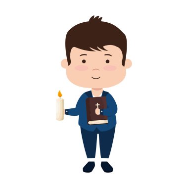 bibble ve mum ilk cemaat ile küçük çocuk