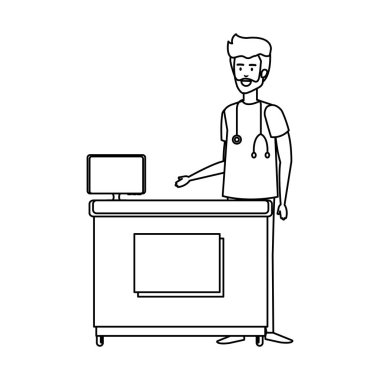 profesyonel cerrah doktor ofisi