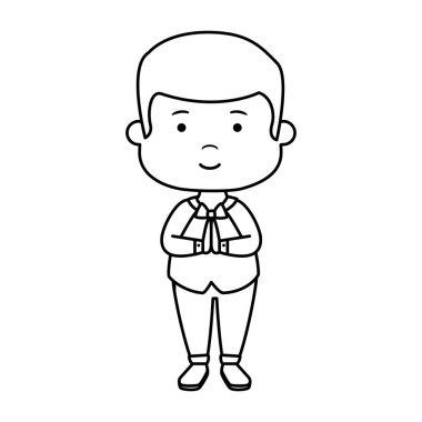 küçük çocuk ilk Komünyon karakter