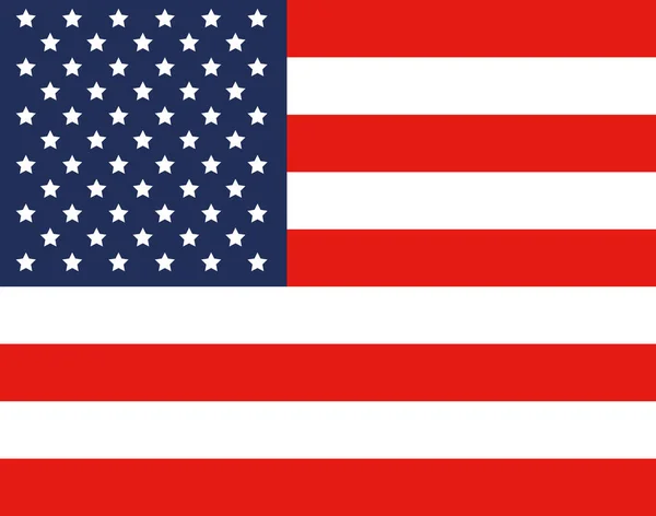 Estados Unidos da América bandeira — Vetor de Stock