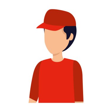 teslimat işçisi avatar karakter