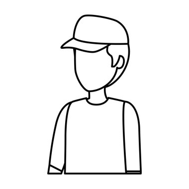 teslimat işçisi avatar karakter