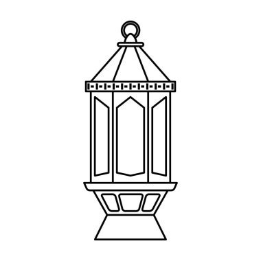 ramadam karadağlı lamba asılı