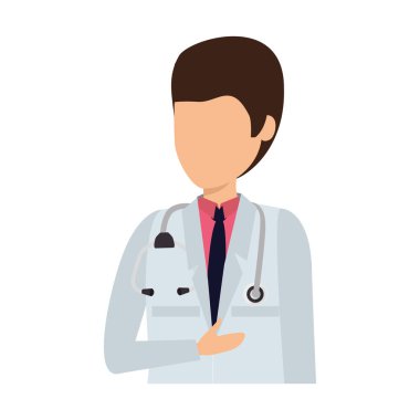 profesyonel doktor avatar karakter