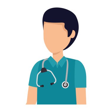 profesyonel doktor avatar karakter