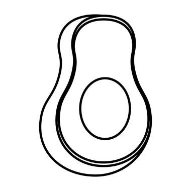 taze avokado sebze simgesi