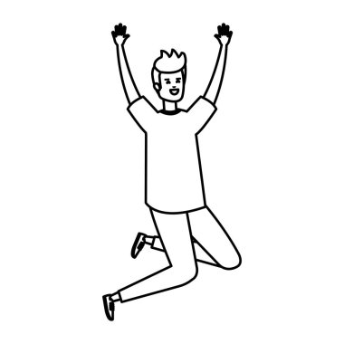 genç adam karakter kutluyor