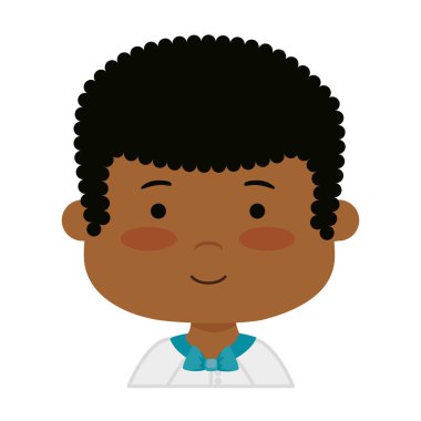 küçük siyah erkek ilk Komünyon karakter