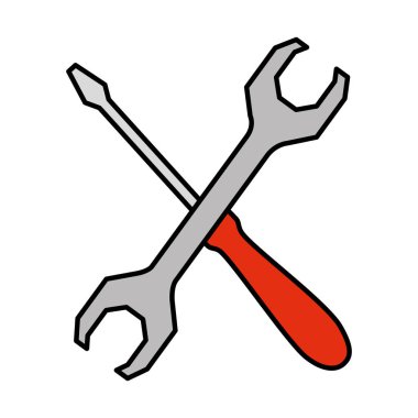 İngiliz anahtarı ve tornavida araçları