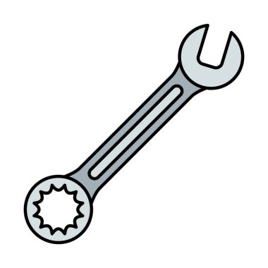 İngiliz anahtarı anahtar aracı simgesini