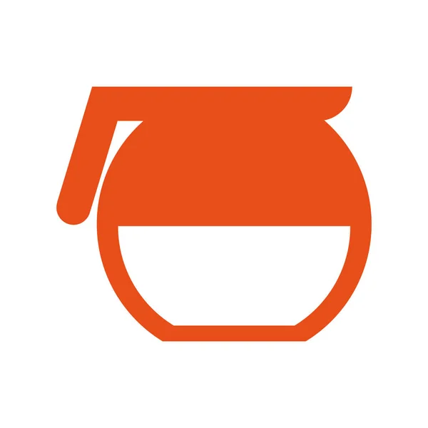 Смачна іконка кавового чайника — стоковий вектор