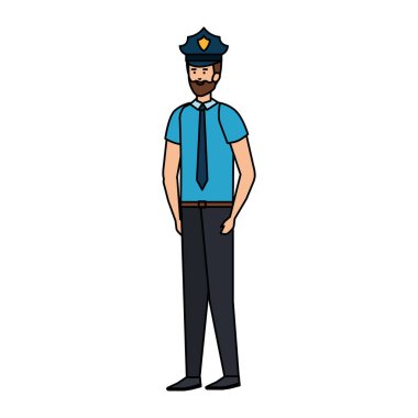 Polis memuru avatar karakter