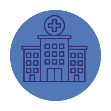 Bina cephe hastane simgesi