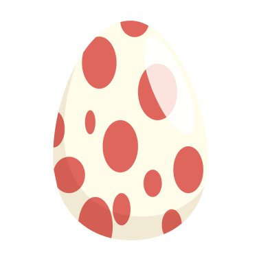 Paskalya yumurta noktalı kutlama simgesi