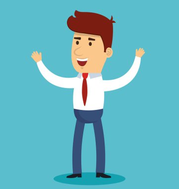 Mutlu işadamı tasarım