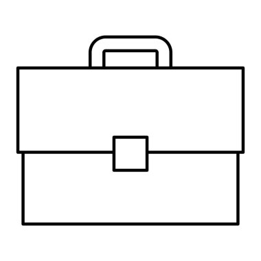 Portföy çanta izole simgesi
