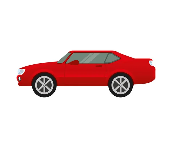 Coche auto vehículo aislado icono — Vector de stock