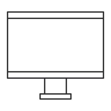 bilgisayar görüntü izole simgesini