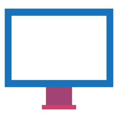 bilgisayar görüntü izole simgesini