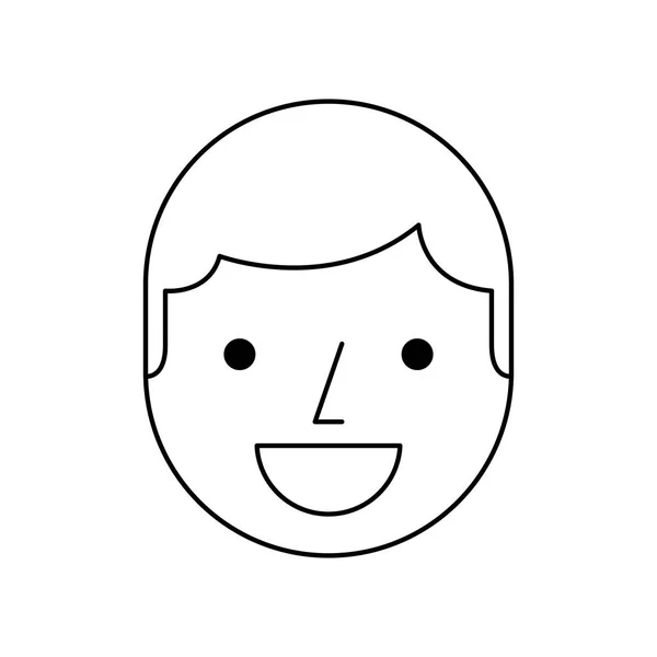 Hombre de negocios avatar icono de línea — Archivo Imágenes Vectoriales