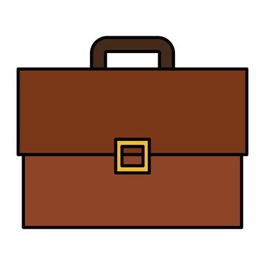 Portföy çanta izole simgesi