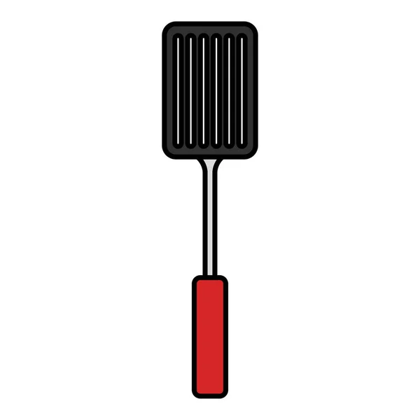 グリル spatule カトラリーのアイコン — ストックベクタ