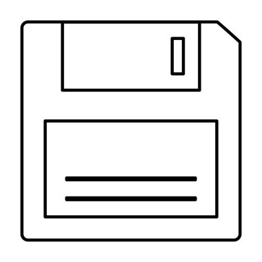 disket retro simgesi