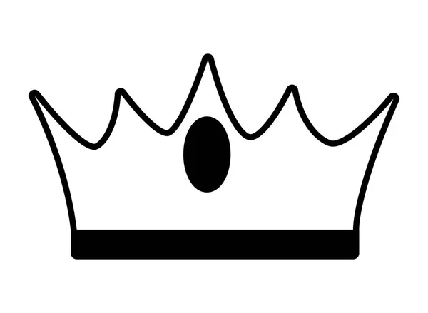 Corona icono de lujo — Vector de stock