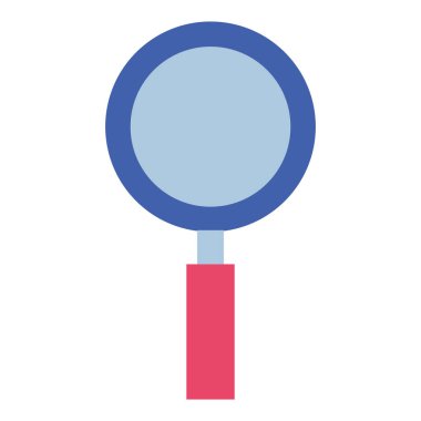 Büyüteç izole simgesini