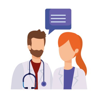 profesyoneller Doktorlar birkaç konuşan