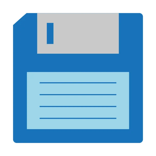 Retro ikona diskety — Stockový vektor