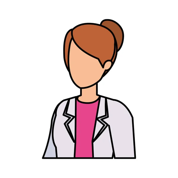 Επαγγελματίας γιατρός θηλυκό χαρακτήρα — Διανυσματικό Αρχείο