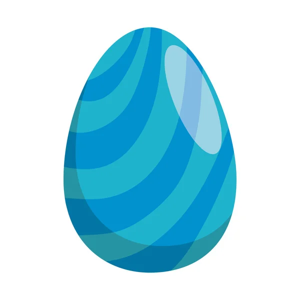 Painted easter egg celebration icon — Stock Vector