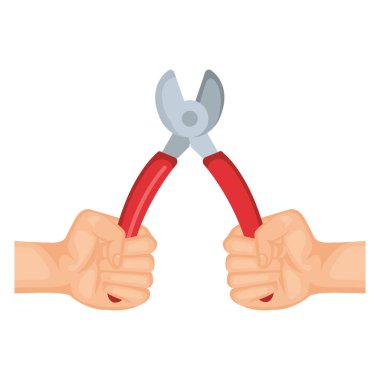 Tel striptizci aracı ile eller