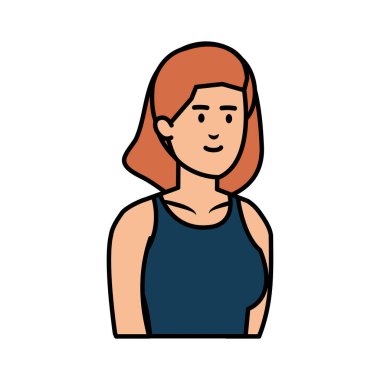 güzel ve genç kadın karakter