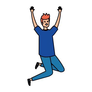 genç adam karakter kutluyor