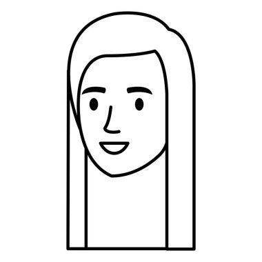 güzel ve genç kadın baş