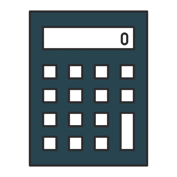 Icona isolata dispositivo calcolatore — Vettoriale Stock