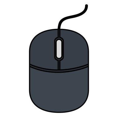 bilgisayar fare izole simgesi