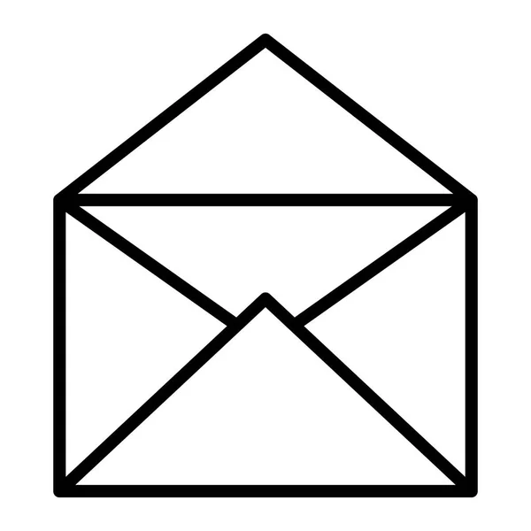 Izolované ikona poštovní obálky — Stockový vektor